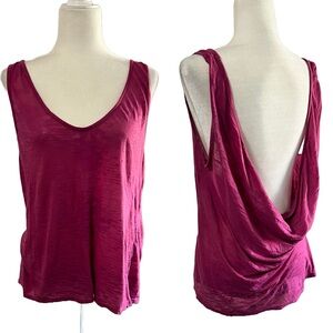 Nation LTD Slub Drape Back Tank Top
